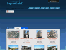 Tablet Screenshot of gonenbayrakemlak.com